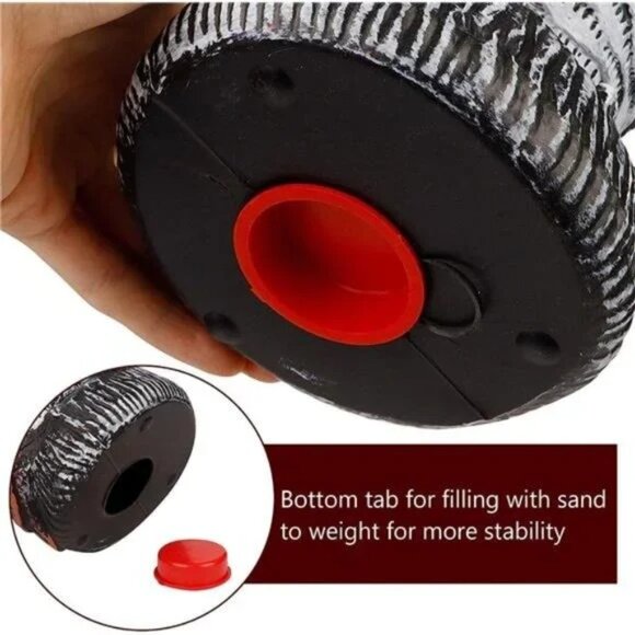 3 Pack Bird Scarecrow Fake Horned Owl Decoy, Plastic Owl Bird Deterrents - Picture 5 of 7